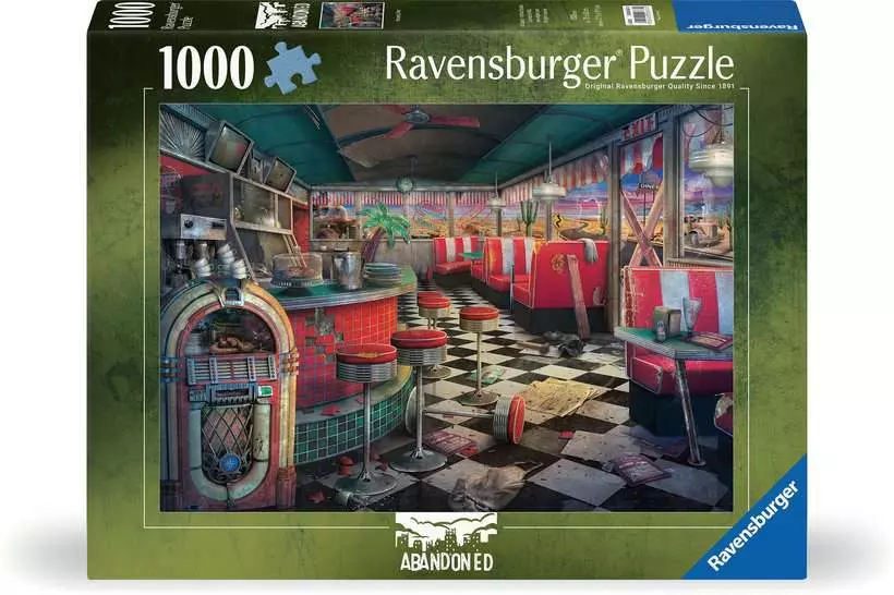 Abandoned Series: Decaying Diner - Standard Adult Puzzle, 1000 Pieces
