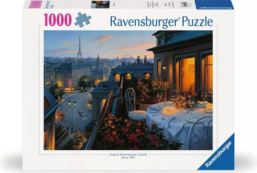 Paris Balcony - Standard Adult Puzzle, 1000 Pieces