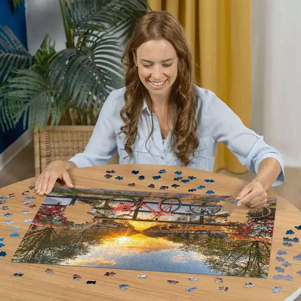 Bicycles in Amsterdam - Standard Adult Puzzle, 1000 Pieces