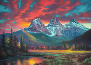 Alberta's Three Sisters - Standard Adult Puzzle, 1000 Pieces
