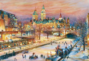 Ottawa Winterlude Festival - Standard Adult Puzzle, 1000 Pieces