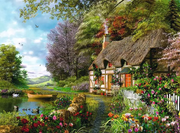 Country Cottage - Standard Adult Puzzle, 1500 Pieces