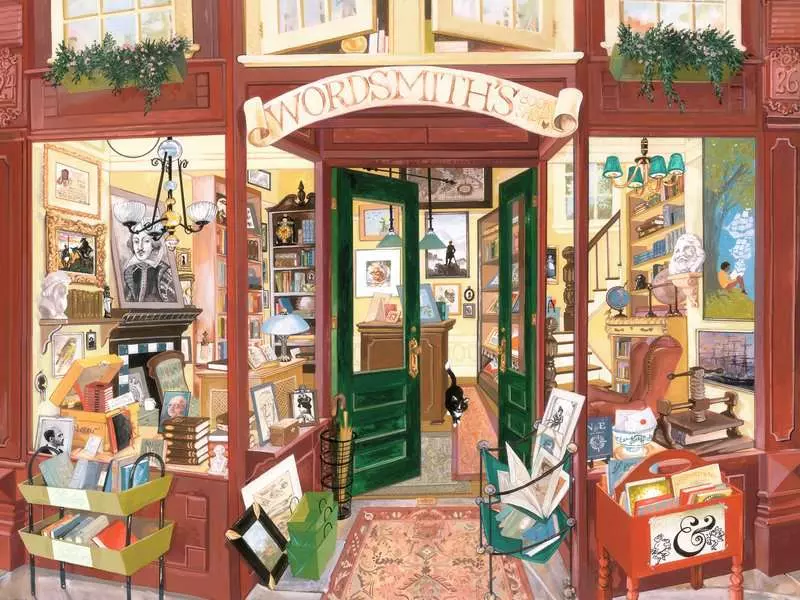 Wordsmith's Bookshop - Standard Adult Puzzle, 1500 Pieces