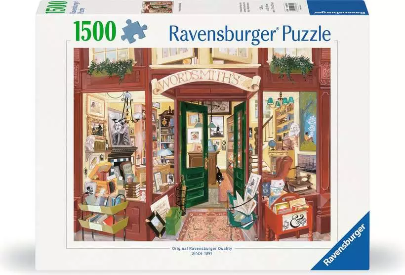 Wordsmith's Bookshop - Standard Adult Puzzle, 1500 Pieces