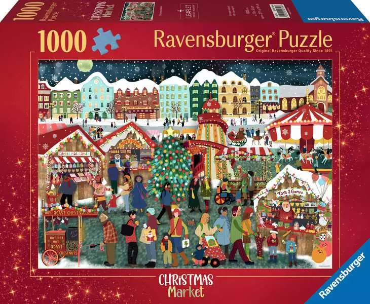 Christmas Market - Standard Adult Puzzle, 1000 Pieces
