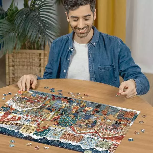 Christmas Market - Standard Adult Puzzle, 1000 Pieces