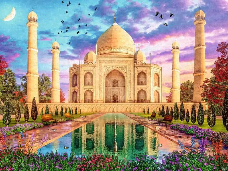 Taj Mahal - Standard Adult Puzzle, 1500 Pieces