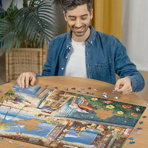 Beach Bar Breezes - Standard Adult Puzzle, 1500 Pieces