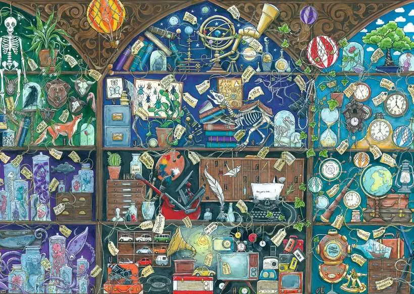 Cabinet of Curiosities - Standard Adult Puzzle, 1000 Pieces