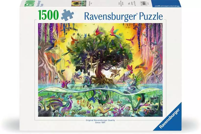 Beautiful Sea Unicorn & Friends - Standard Adult Puzzle, 1500 Pieces