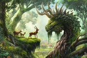The Forest Dragon Awakes - Standard Adult Puzzle, 3000 Pieces