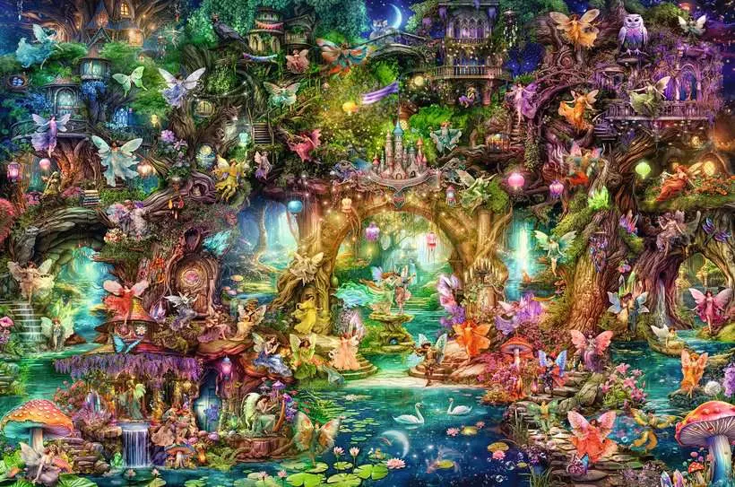 The Hidden World of Fairies - Standard Adult Puzzle, 4000 Pieces