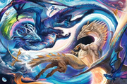 Dragon Day and Night - Standard Adult Puzzle, 5000 Pieces