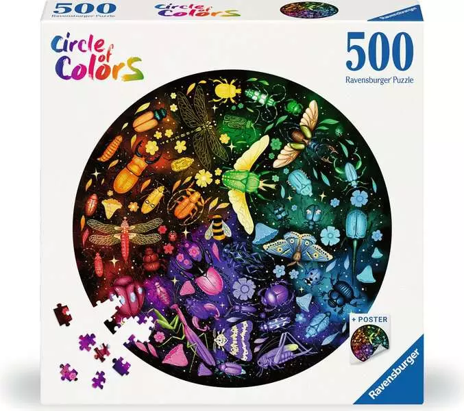 Insects - Circle of Colors, 500 Pieces