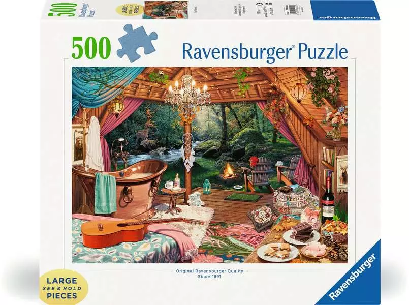 Cozy Glamping - Larger Puzzle Pieces, 500 Pieces (Large)