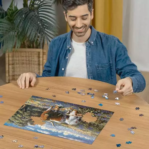 Loving Longhorns - Standard Adult Puzzle, 500 Pieces