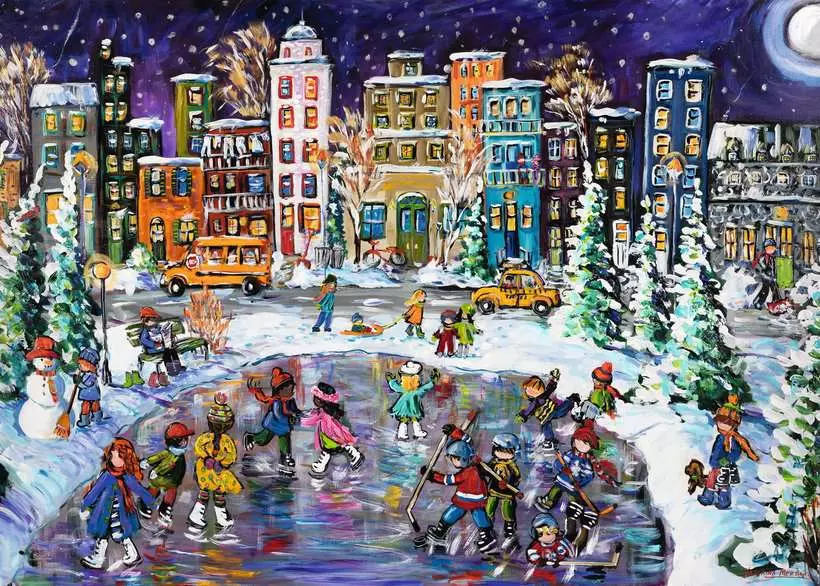 Canada City Lights - Standard Adult Puzzle, 1000 Pieces