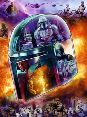 Star Wars: The Mandalorian Helmet - Larger Puzzle Pieces, 770 Pieces