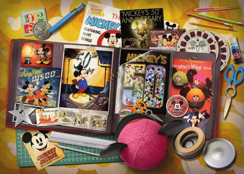 Disney: 1970 Mickey Mouse Moments - Collector's Edition, 1000 Pieces