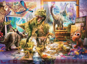 Dinosaur Escape - Children's Puzzle, 100 Pieces (XXL)