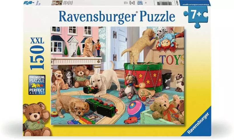Little Paws Playtime - Children's Puzzle, 150 Pieces (XXL)
