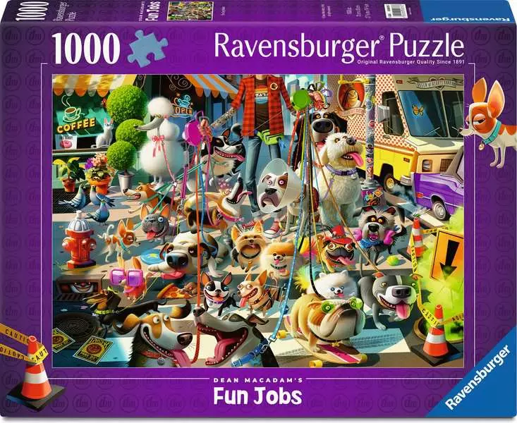 The Dog Walker - Standard Adult Puzzle, 1000 Pieces