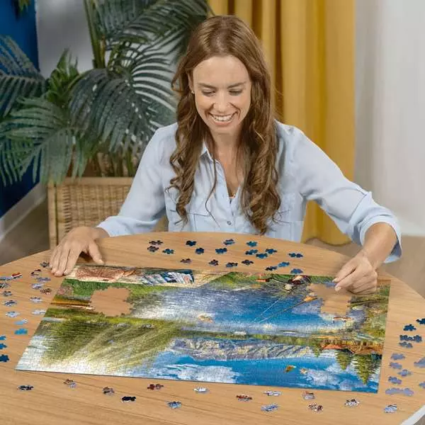 Life at the Lake - Standard Adult Puzzle, 1000 Pieces