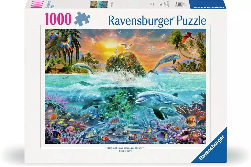 The Underwater Island - Standard Adult Puzzle, 1000 Pieces