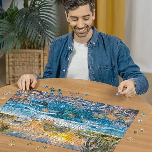 The Underwater Island - Standard Adult Puzzle, 1000 Pieces