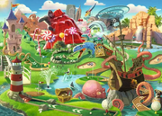Putt Putt Paradise - Larger Puzzle Pieces, 500 Pieces (Large)