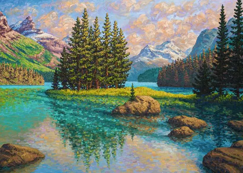 Spirit of Maligne - Canadian Collection, 1000 Pieces