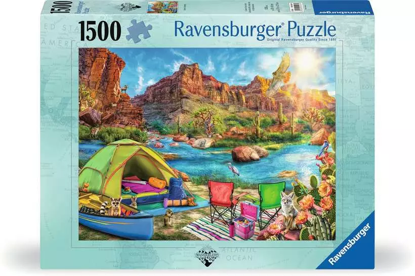 Canyon Camping - Standard Adult Puzzle, 1500 Pieces
