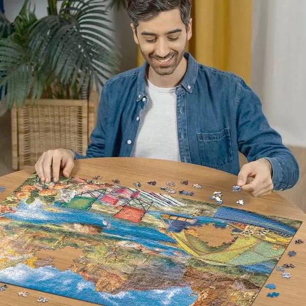 Canyon Camping - Standard Adult Puzzle, 1500 Pieces