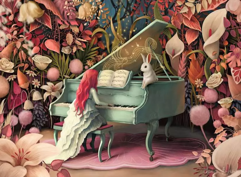Rabbit Recital - Standard Adult Puzzle, 500 Pieces