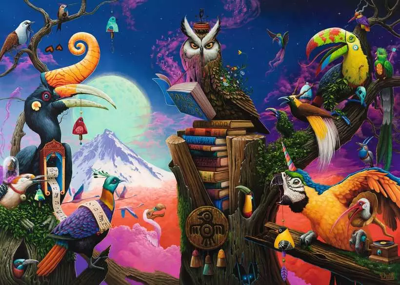 Songs of Extinct Birds - Standard Adult Puzzle, 1000 Pieces
