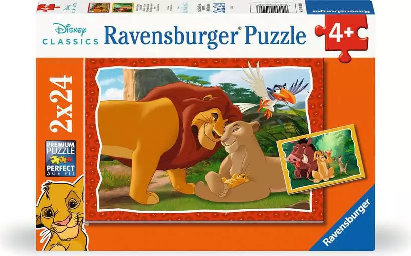 Disney The Lion King: Circle of Life - Children's Puzzle, 2 Puzzles x 24 Pieces