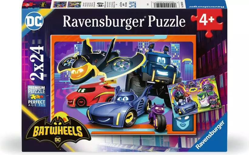Batwheels: Ready for Action - Children's Puzzle, 2 Puzzles x 24 Pieces