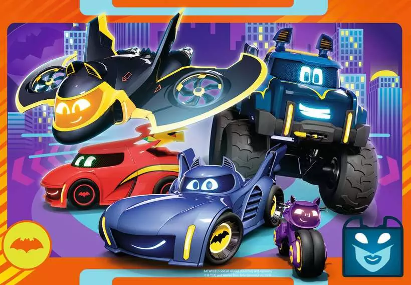 Batwheels: Ready for Action - Children's Puzzle, 2 Puzzles x 24 Pieces