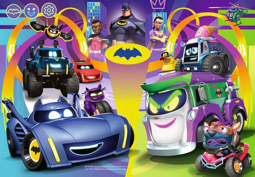 Batwheels: Ready for Action - Children's Puzzle, 2 Puzzles x 24 Pieces