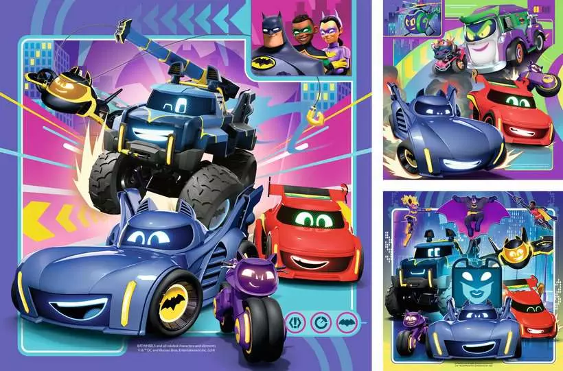 Batwheels: Calling all Batwheels! - Children's Puzzle, 3 Puzzles x 49 Pieces