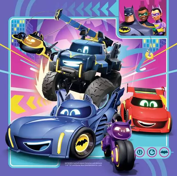 Batwheels: Calling all Batwheels! - Children's Puzzle, 3 Puzzles x 49 Pieces