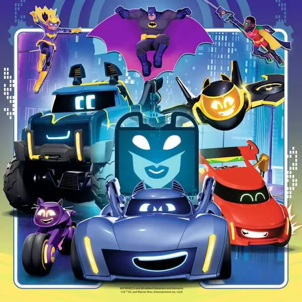 Batwheels: Calling all Batwheels! - Children's Puzzle, 3 Puzzles x 49 Pieces