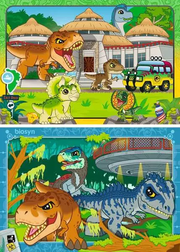 Jurassic Park: Livin' the Wild Life! - Children's Puzzle, 2 Puzzles x 24 Pieces