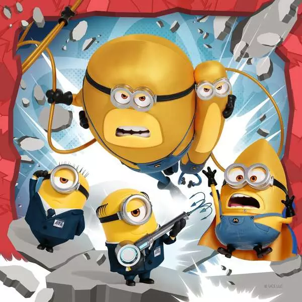 Minions: Despicable Me 4 - Children's Puzzle, 3 Puzzles x 49 Pieces