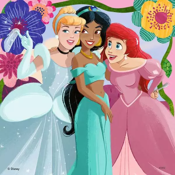 Disney Princess: Girl Power! - Children's Puzzle, 3 Puzzles x 49 Pieces