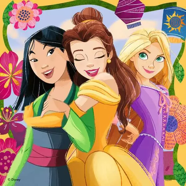 Disney Princess: Girl Power! - Children's Puzzle, 3 Puzzles x 49 Pieces