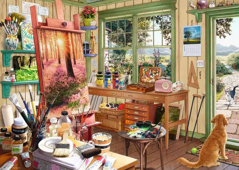 The Artist's Shed - My Haven, 1000 Pieces