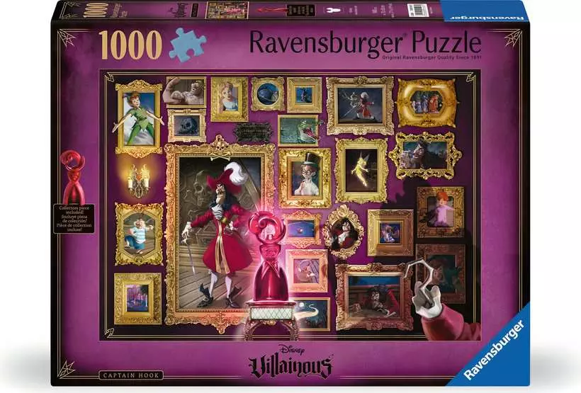 Disney Villainous: Captain Hook, 1000 Pieces