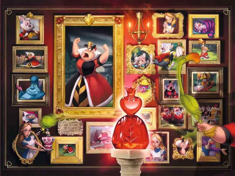 Disney Villainous: Queen of Hearts, 1000 Pieces