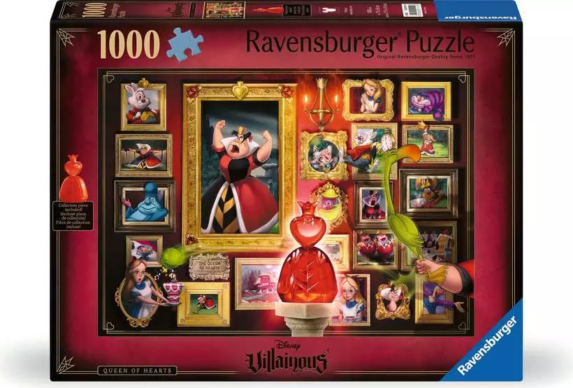 Disney Villainous: Queen of Hearts, 1000 Pieces